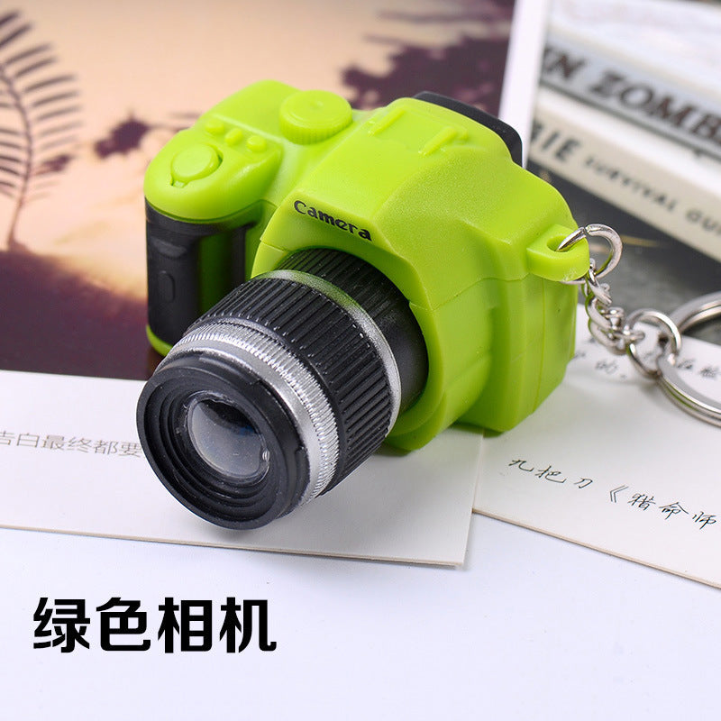 Wholesale LED Light Emitting Sound Simulation SLR Camera Keychain